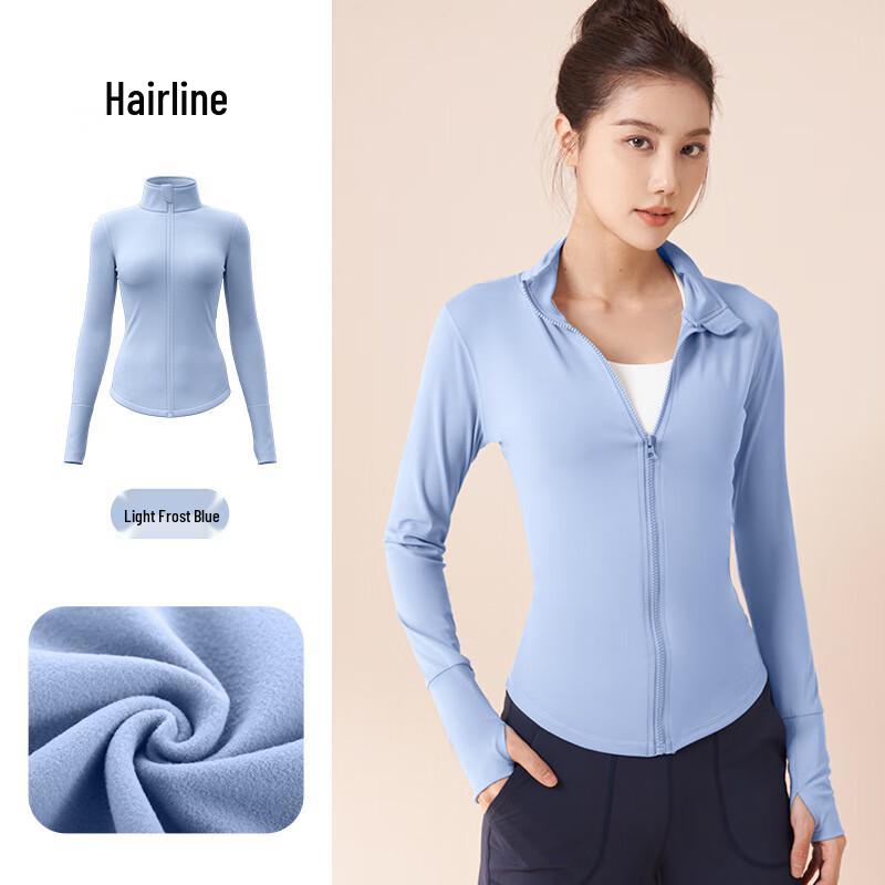 Dongchen Pufi Women s Fleece Lined Yoga Jacket XXL