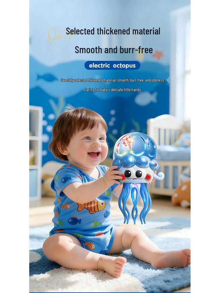 Electric Dancing Octopus Music Light Jellyfish Toy for Kids