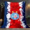 1 Stück Esporte Clube Bahia Sportverein Emblem Aufgedruckte Weiche Flanelldecke Überwurf für Schlafzimmer Wohnzimmer Sofa Camping Fan Geschenke Weihnachtsgeschenke
