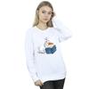 Disney Womens/Ladies Frozen Olaf Reading Sweatshirt