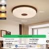 French Mid-Century Ceiling Light with American Retro and Song Dynasty Style - Eye-Friendly Lighting for Bedroom, Dining Room, or Study.