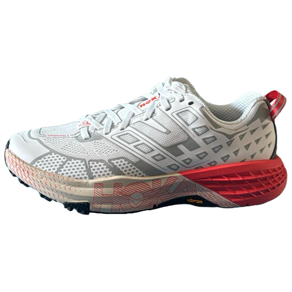 HOKA One One Speedgoat 2 Comfortable Versatile Casual Running Shoes Unisex Sneakers White 1162710-WTTM