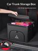 rvcr3 Car trunk Foldable storage box shoe storage organizing box For Mitsubishi Outlander Evolution X Pajero ASX Triton Colt Lancer EX
