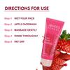 Jovees Herbal Strawberry Face Wash 50ml | Gentle Cleanser For Hydrating Glowing Skin | Brightens Complexion & Removes Pigmentation | For Normal Skin