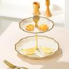 Luxury European Cake Stand Wedding Party Dessert Table Candy Fruit Plate Cake Self Help Display Home Table Decoration Trays