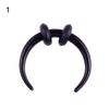 Unisexe C forme Septum Buffalo cône expanseur Piercing nez anneau Stud bijoux