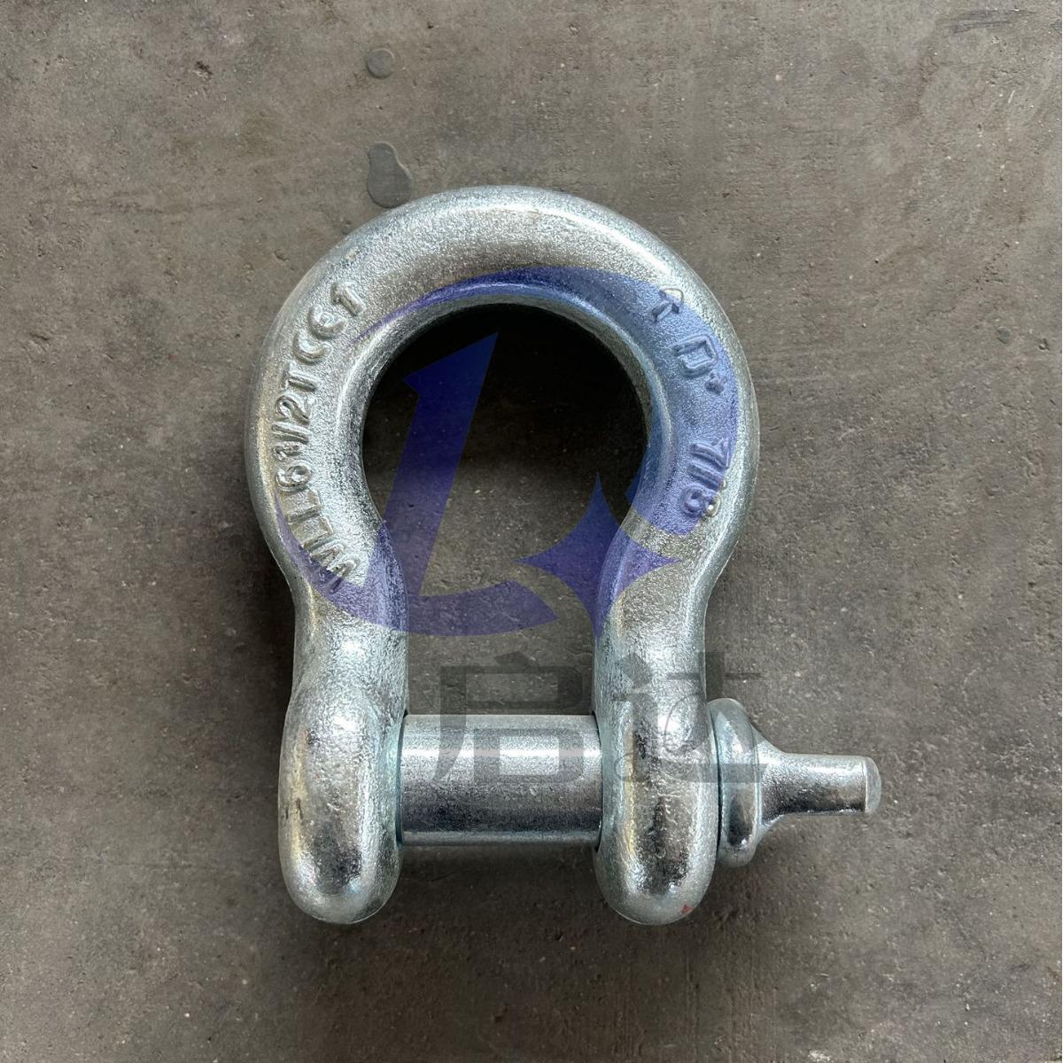 High-Strength Marine Bow Shackle G209 Without Nut 2t bow shackle without nut