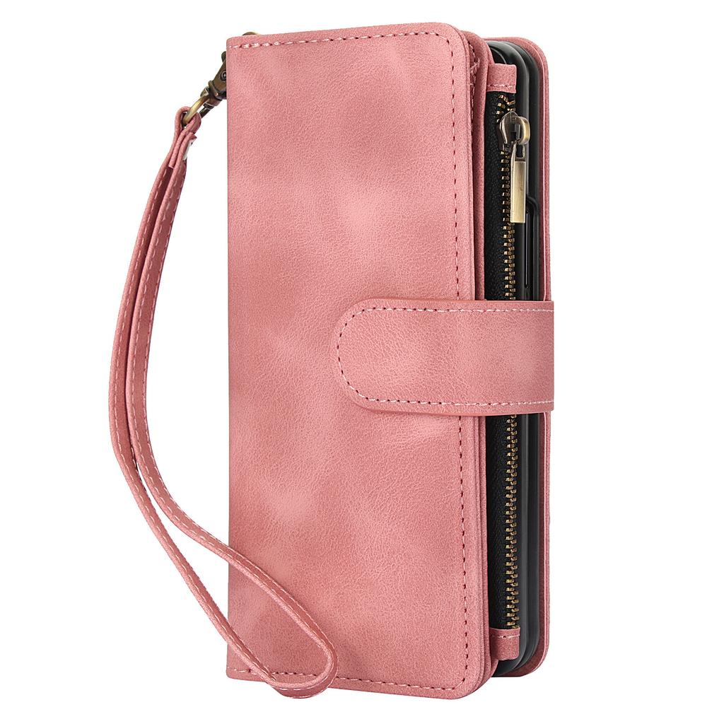 Applicable to Samsung Galaxy Z Fold 6Dreamy Texture Nine-Card Wallet Fold5Card slot flip leather case