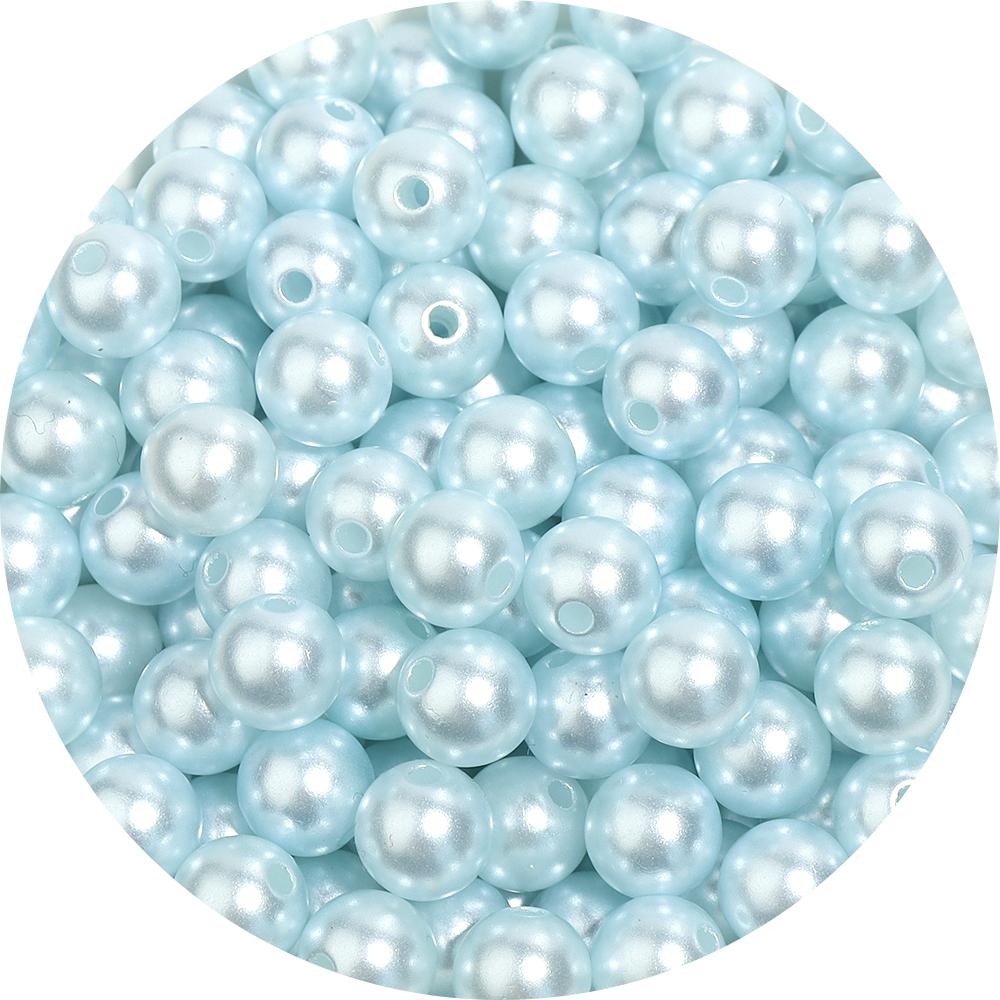 50-1000pcs/Lot 3/4/5/6/8/10/12mm Round Acrylic Plastic Beads ABS Imitation Pearl Beads Loose Spacer Bead For Jewelry Making