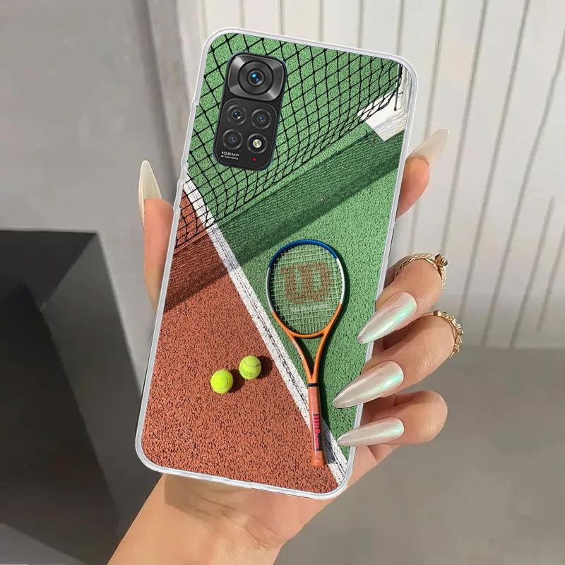 Tennis Sport Phone Case for Xiaomi Redmi Note 15 14 14S 13 12S 12 Pro 11S 11 Plus 11T 11E 10S Soft Funda Print Shell Redmi Note
