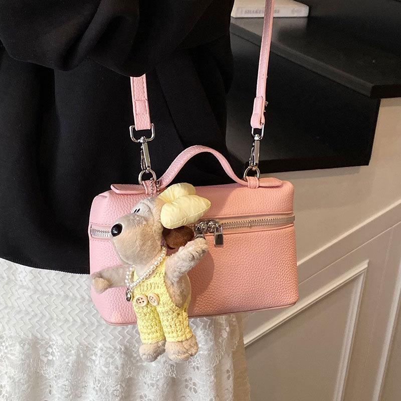 New product wholesale high-quality lychee pattern portable change bag women's versatile commuting fashion small fresh Korean messenger bag