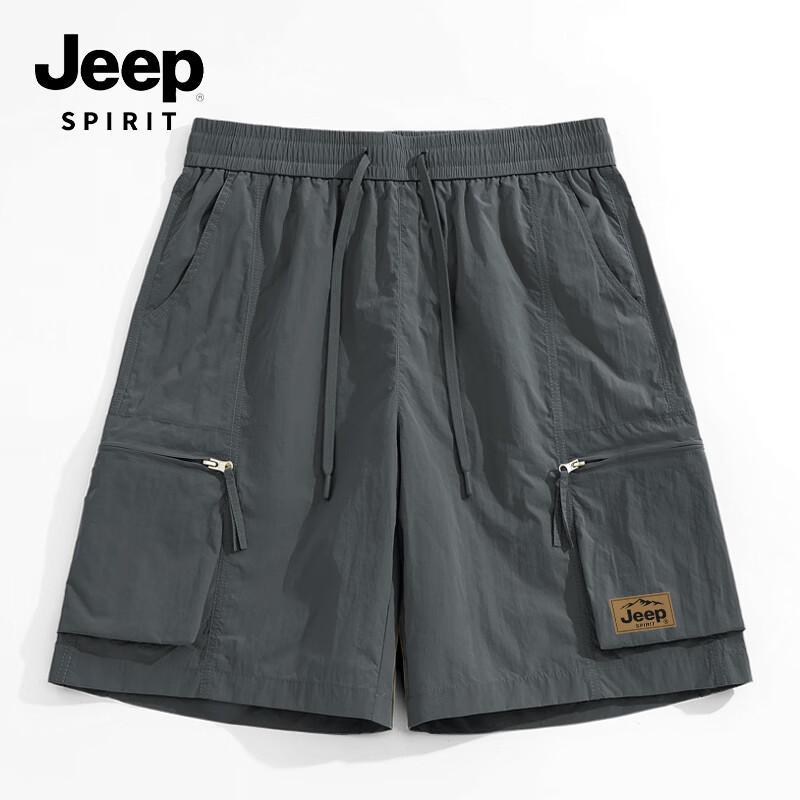 JEEP SPIRIT Men s Lightweight Cargo Shorts M