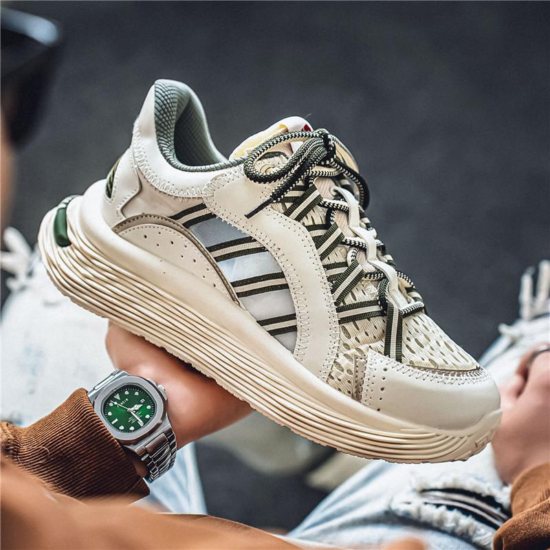 Summer Men's Sports Shoes Casual Breathable Outdoor Hiking Shoes Comfortable Tennis Shoes Fashionable Sports Running Shoes