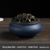 Celadon Ceramic Incense Burner - Antique Style, Small Size, Ice Crack Kiln, Sandalwood Incense Holder.