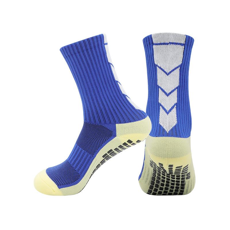 Temu Abriebfeste Socken mit Handtuchsohle Rutschfest für Laufen Sport Dämpfung Schweißabsorbierend Atmungsaktiv Dosiert Rutschfeste Fußballsocken