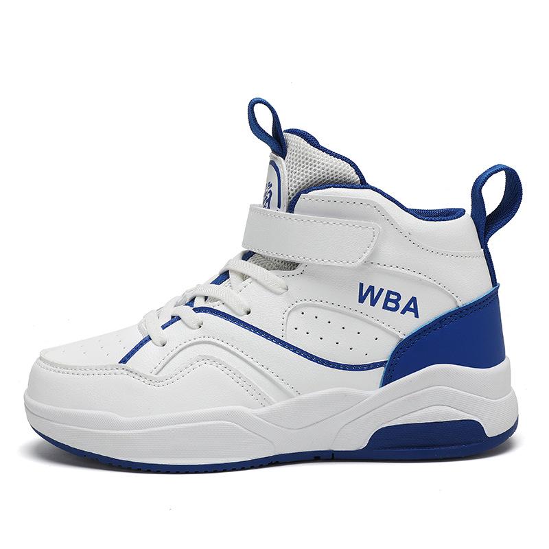 Boys' Autumn Leather Basketball Sneakers for Kids