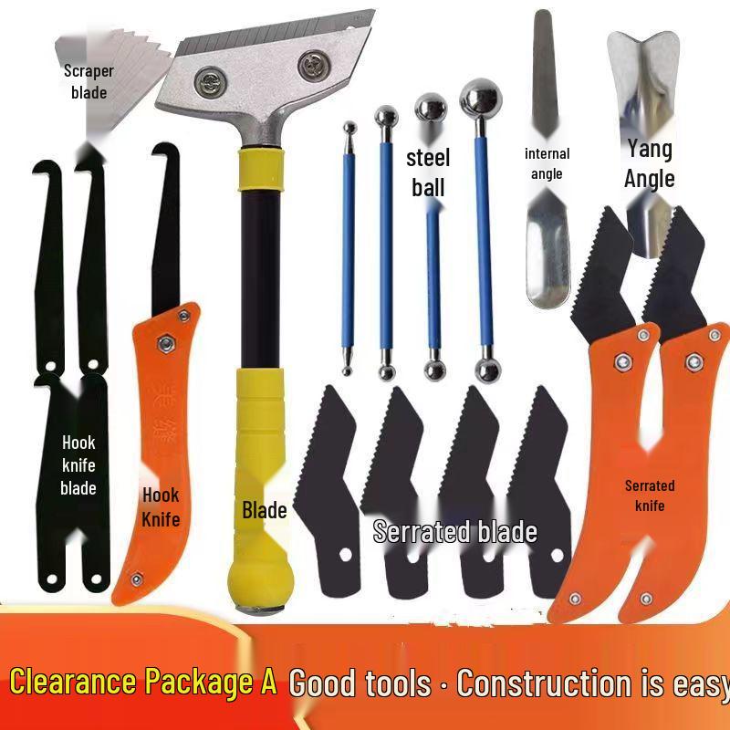 

Набір інструментів для нанесення та очищення швів плитки для внутрішніх/зовнішніх кутів