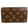 M61736 Monogram Portefeuille-Tresor Compact Folded Wallet Brown