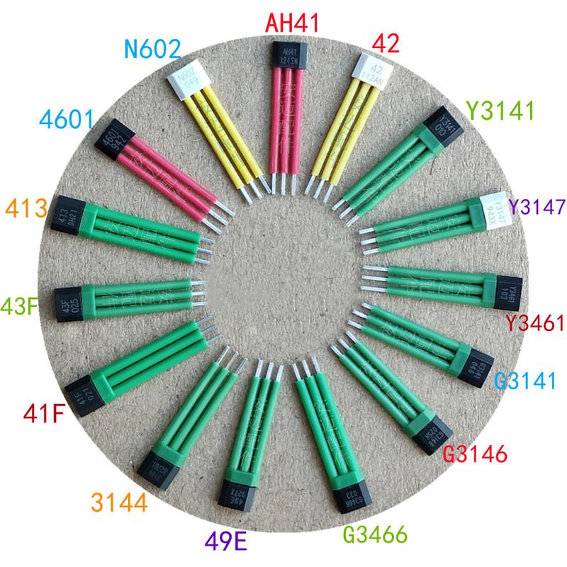 

10pcs Electric Vehicles Motor Hall Sensor E-Bike AH41/41G/ AH60/ AH91/U18/G713/G715/461A/13F Y3413 Electric Scooter Hall Element 10pcs Y3413