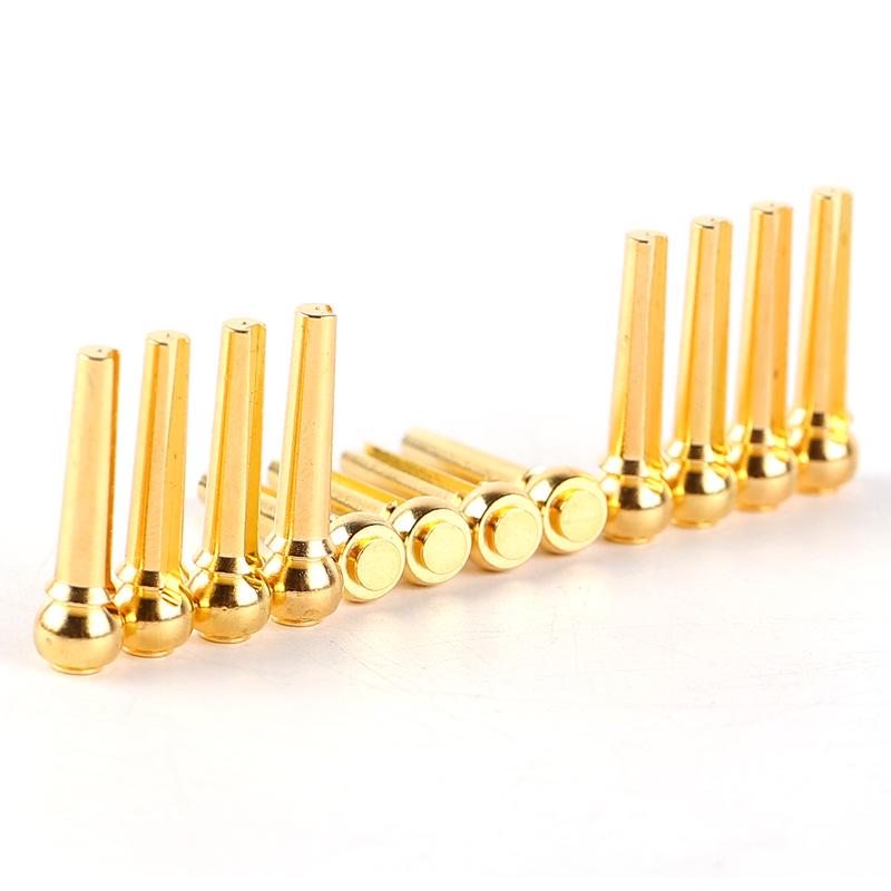 Pure Copper Acoustic Guitar Bridge Pins and String Retainers