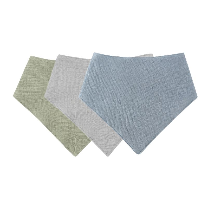 3PCS/5PCS Muslin Bibs Baby Face Towel Wash Cloth Drooling Bibs Toddlers Neck Scarf Baby Stuff