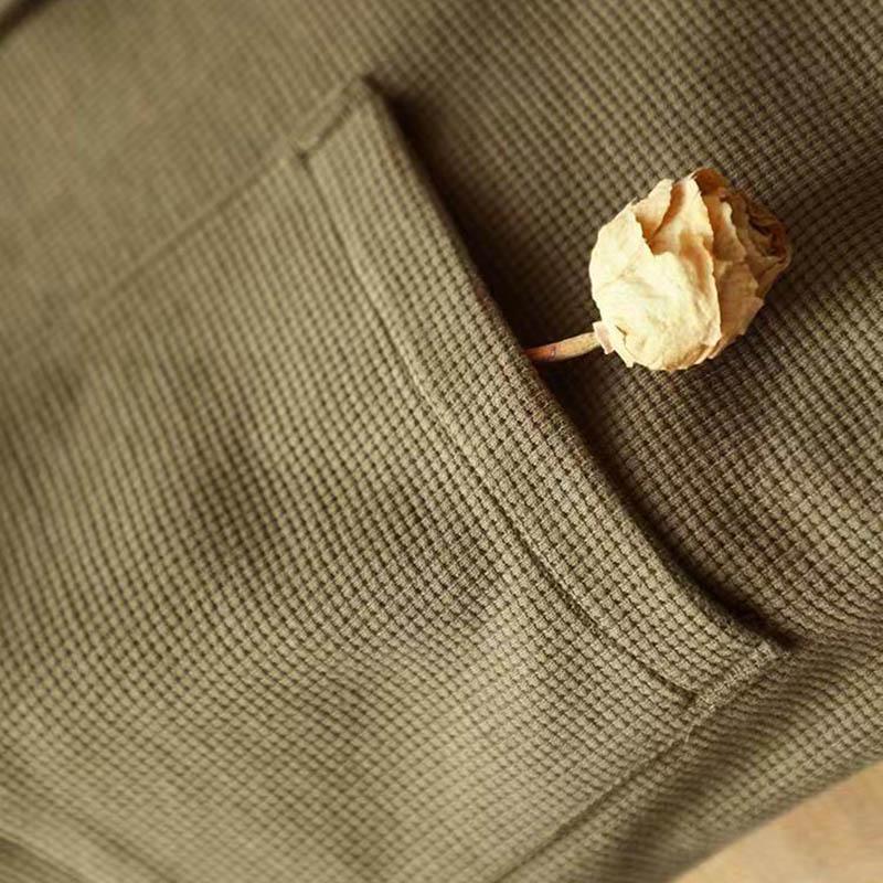 Palton pentru Femei Bumbac Toamnă Iarnă Îngroșat Casual Oversize Culoare Solidă Buzunare Mari Palton Tip Blazer