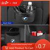 Car Sticker 2025 Hot Car Door Storage Box PU Leather Auto Seat Back Hanging Trash Can Bin Accessories For BMW E46 E90 E60 F30 F1