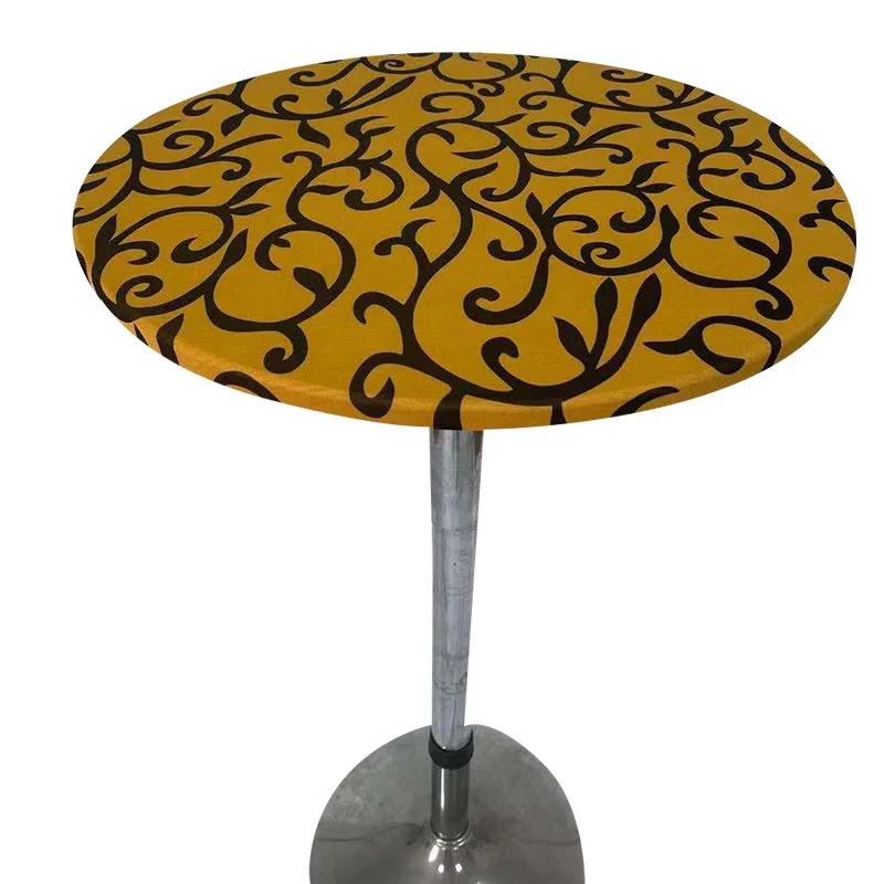 

Круглая скатерть диаметром 60/70/80/90/100/120/150 см, скатерть для коктейльного стола, скатерть для кофейного бара, скатерть для свадебного стола, декор золотой