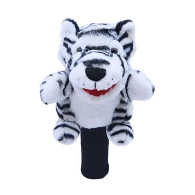 Soft Plush Golf Wood Driver Headcover Cartoon Golfer Gift Club Head Cover for Birthdays Festivals Parks Golf Courses Beginner