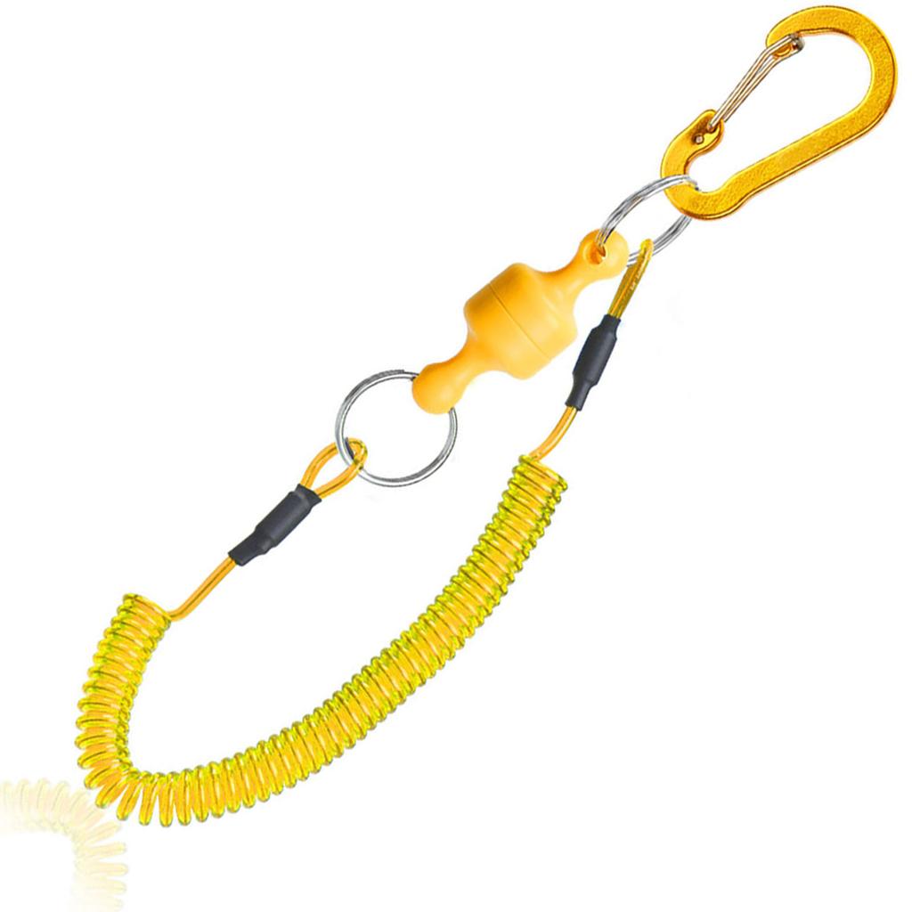 Outdoor-Angeln 1,5m Sicherheitsseil Magnetischer Release-Clip Netzhalter Schnellverschluss Starker Magnetischer Tragbarer Schnallenverschluss