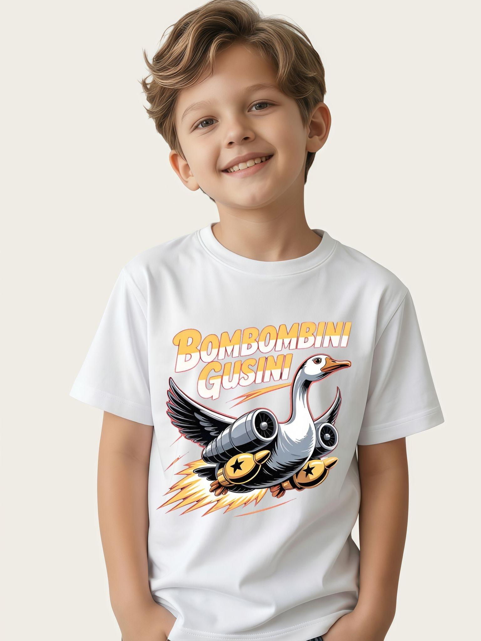 

Детская повседневная футболка, подходит для лета, полна веселья и в военном стиле 100