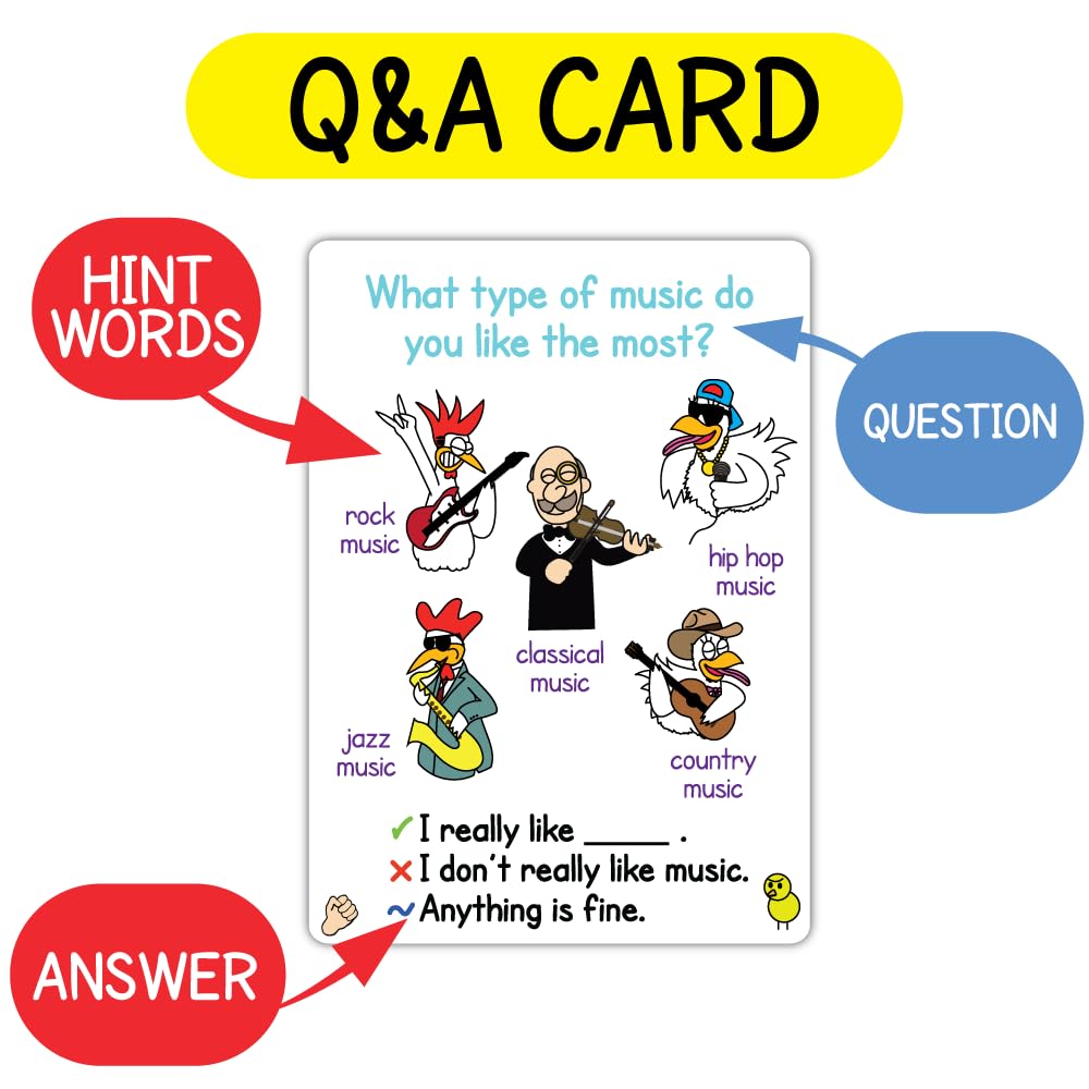 GOLD Advanced Level Catch The Chicken English Card Game Q&A
