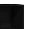 Bookshelf Black Oak Effect 66 x 30 x 130 cm Engineered Wood