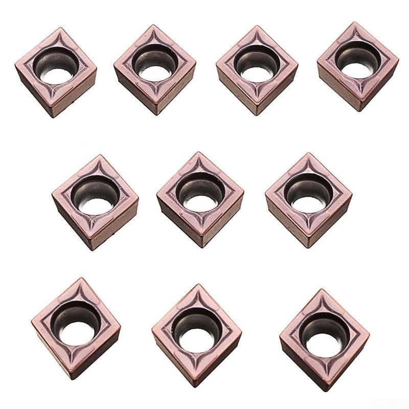 10Pcs/Set Carbide Inserts Blade CNC Lathe Thread Cutting Turning Tool
