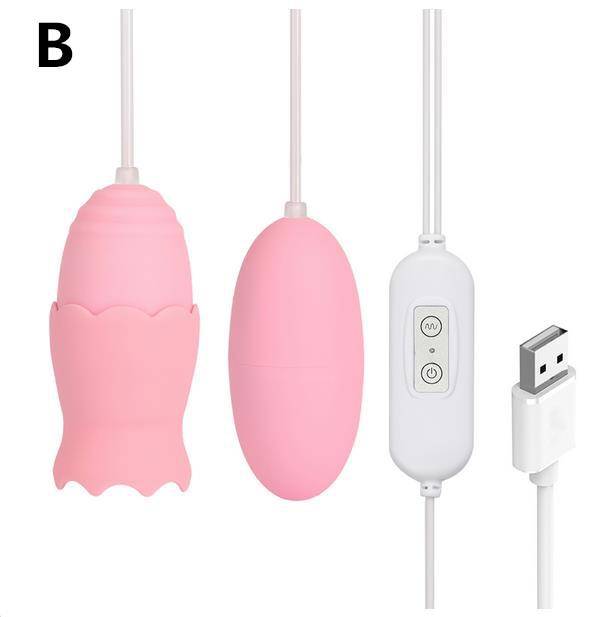 Nipple Sucker Tongue Vibrator Breast Massager G Spot Clitoris Licking Sex Toys