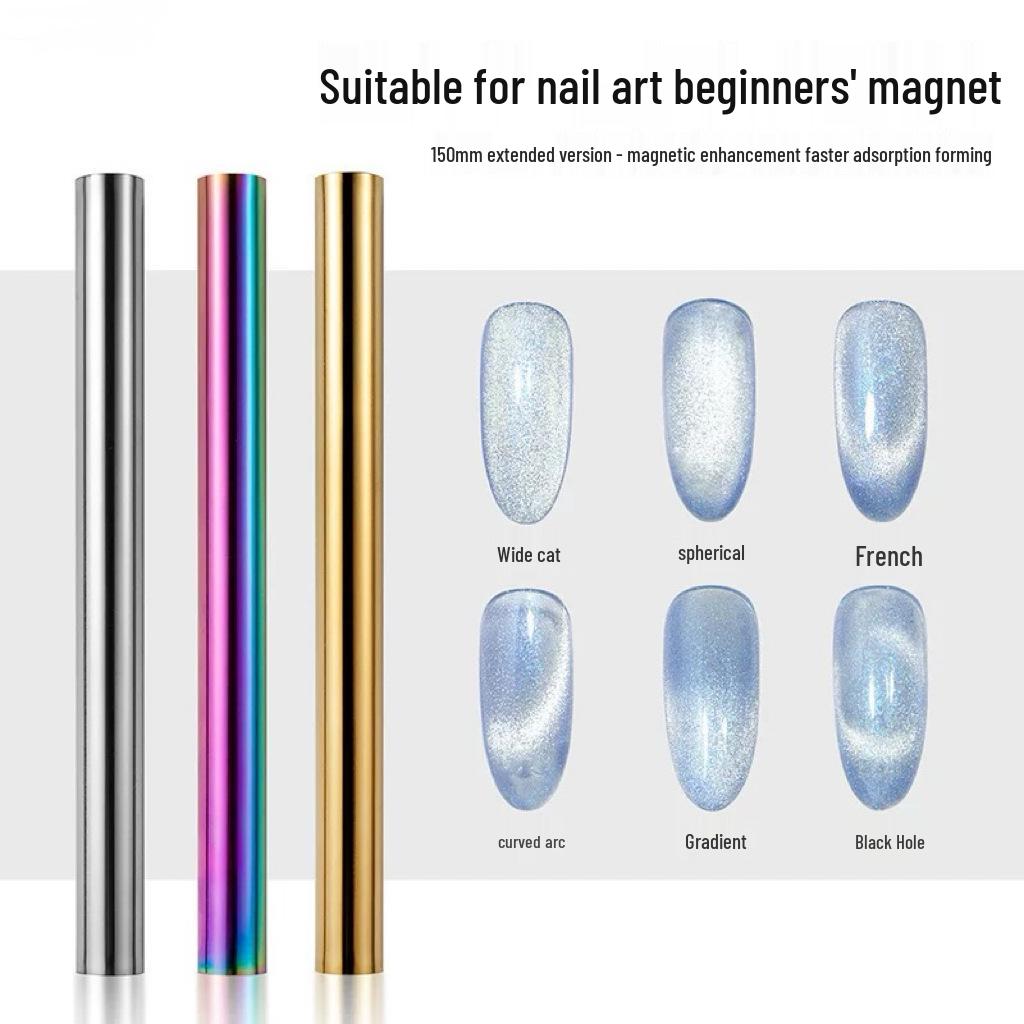 Dual-Ended Strong Cat Eye Magnet Wand for Nail Art