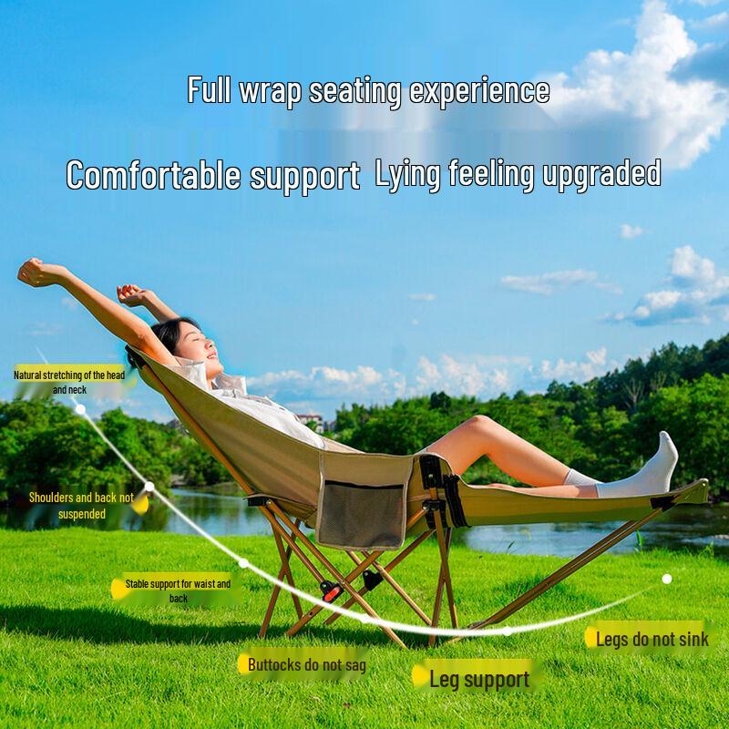 ZISIZ Outdoor Folding Recliner Chair
