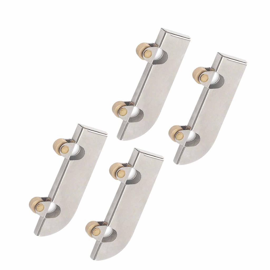 Szklane Drzwi Przesuwne Kółko Prowadzące Stal Nierdzewna Niski Poziom Hałasu Niezawodne Kółko Przesuwne Drzwi Gabloty