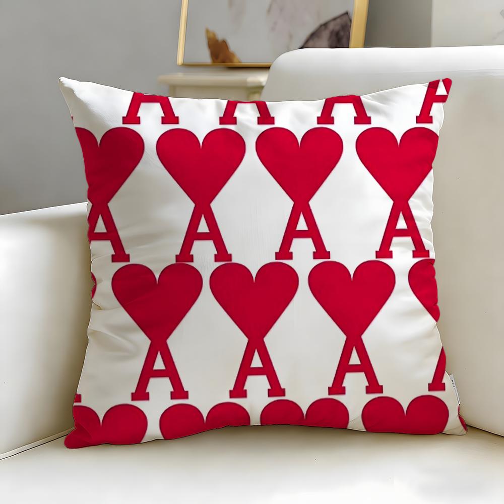 Classic Brand Ami Cushion Cover Soft  EasyWash Pillow Case  Versatile for Couch Bed Travel and Office