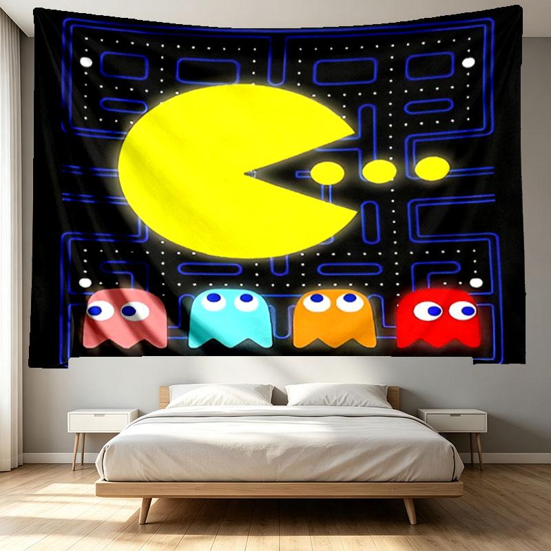PAC Print Tapestry - Portable Wall Decor Cloth, for Home, Dorm, Travel, Bedroom, Living Room - Ideal Birthday Housewarming Gift