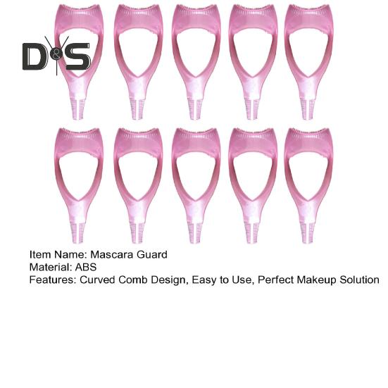 10Pcs Mascara Lash Guard Set Curved Comb Design 3-in-1 Mascara Shield Applicator Easy To Use Eyelash Applicator Tool for Perfect Makeup