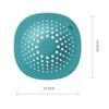 Shower Drain Cover Multipurpose Fine Mesh Prevents Clogging Odor Resistance Plastic Kitchen Sink