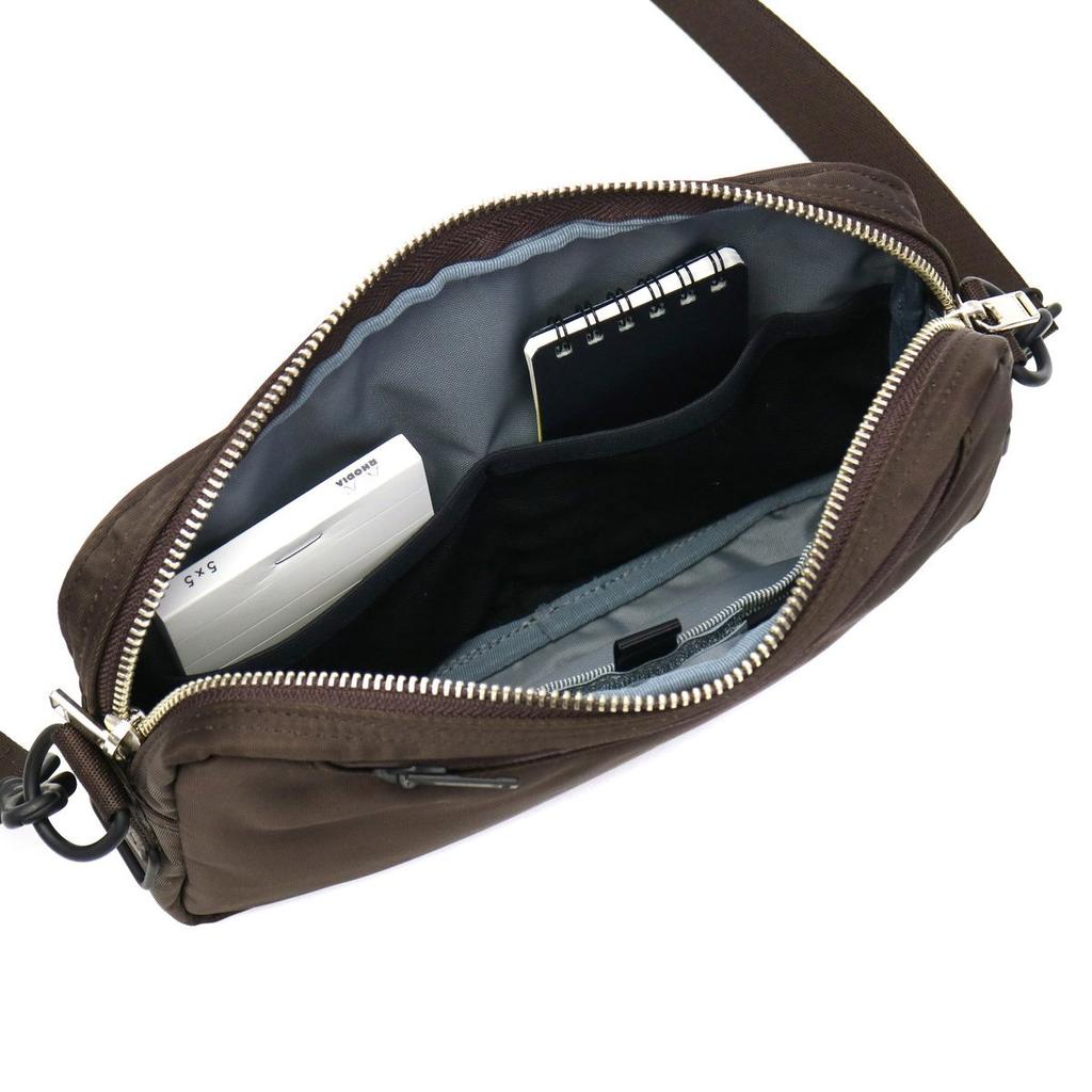 Porter Lift Horizontal Shoulder Bag S (Black)