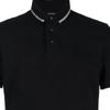 Emporio Armani Solid Color Pullover Casual Short Sleeve Polo Shirt Men tops Black 6R1FC2-1JCYZ-09R2