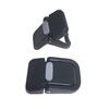 1 Pair Laptop Desktop Holder with Non-slip Pad Zinc Alloy Raising Bracket Portable Heat Dissipation Slim Folding Stand for Laptop