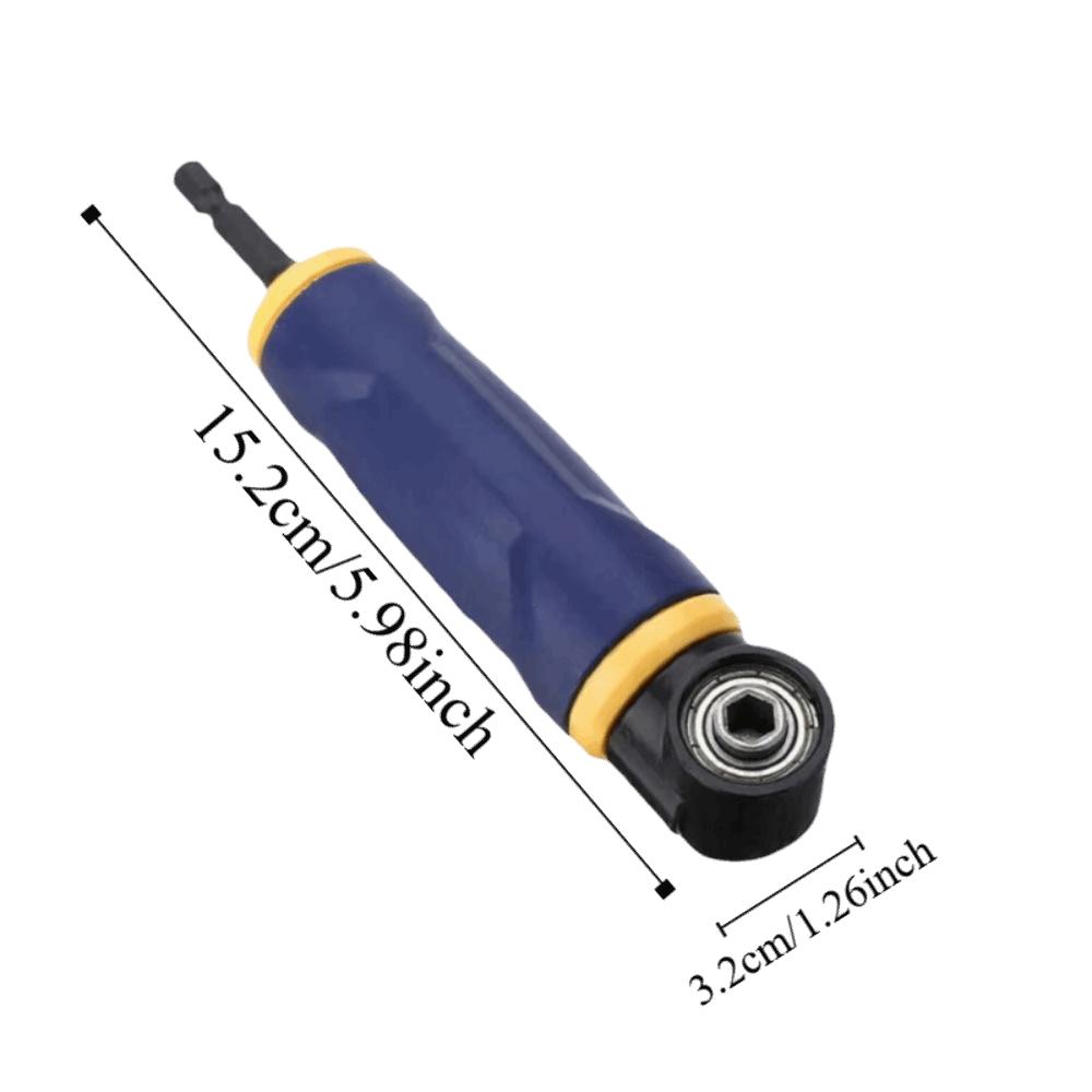 Blue Color Right Angle Drill Adapter Labor-saving Right Angle Extension  Precision Work