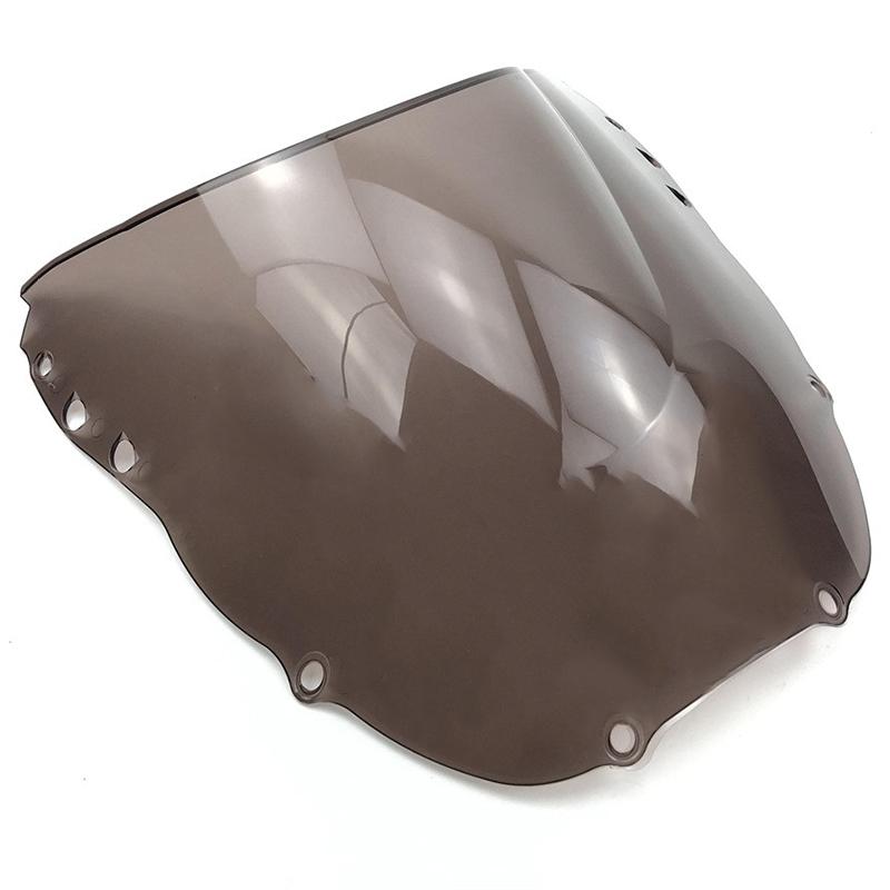 Motorrad Doppelblase Windschutzscheibe Windschutz Scheibe Für 1998 1999 Honda CBR900RR CBR 900 RR 919 CBR919RR Fireblade 98 99 Schwarz
