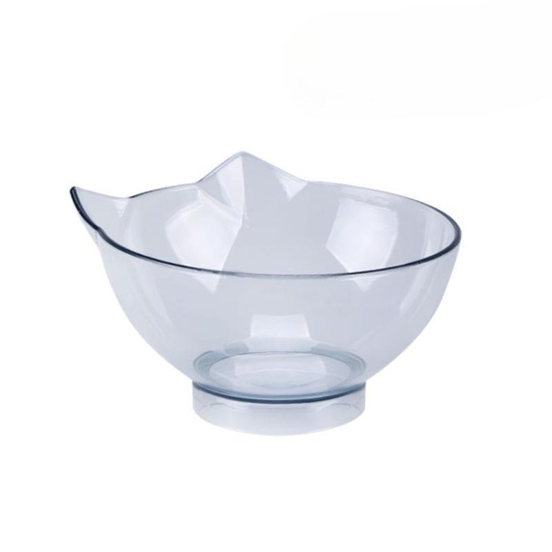 Three Pet Bowls: A High-legged Bowl for Protecting The Cervical Vertebrae of Cats and Dogs, A Tilted Anti-tipping Pet Food Bowl