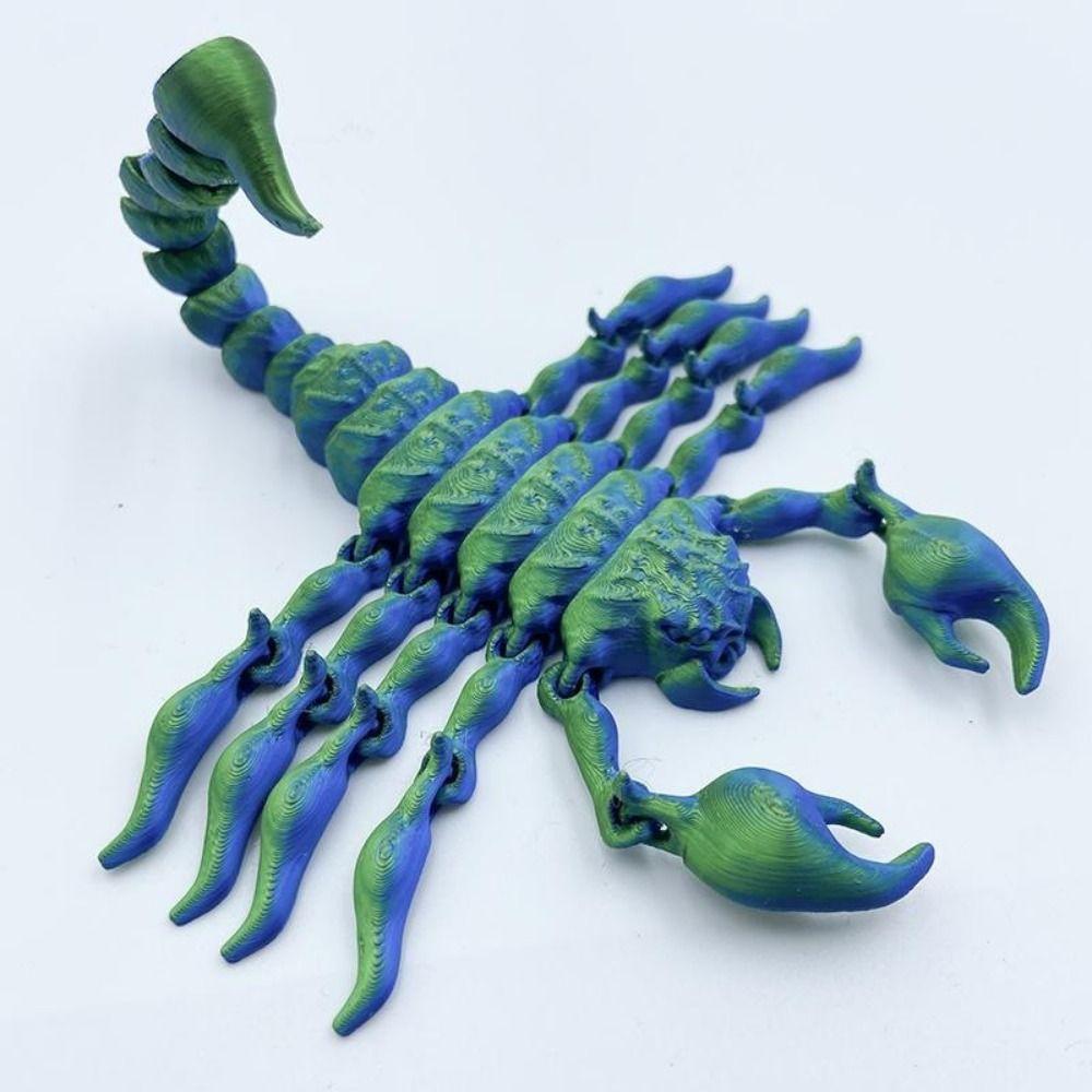 Articulated 3D Printed Scorpion Realistic Decorative Scorpion Figures  Landscaping Decoration