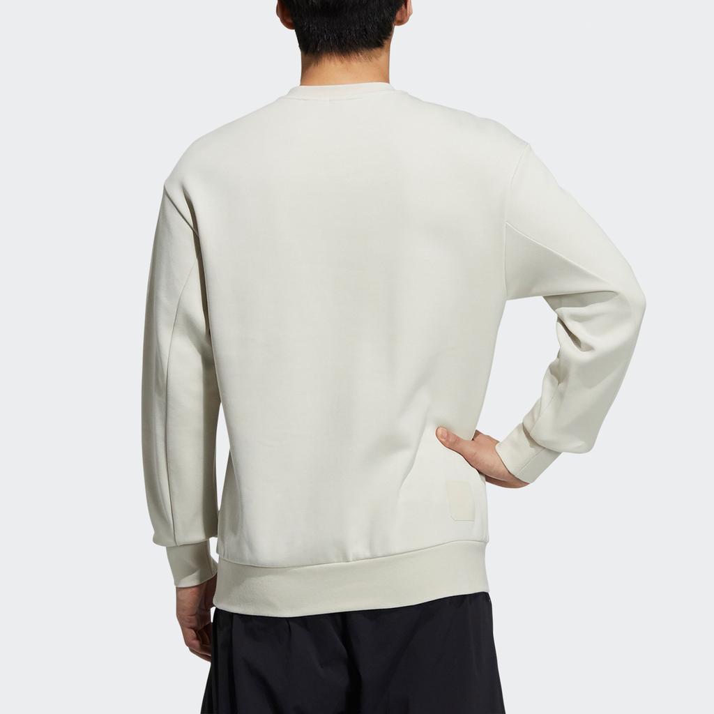 adidas Logo Sweatshirt Men Tops Off-White H39300